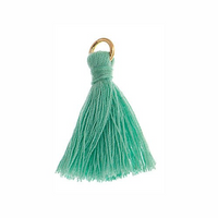 Poly Cotton Tassel, Turquoise Thread Tassel | Fashion Jewellery Outlet | Fashion Jewellery Outlet