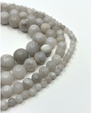 Wholesale white agate beads for jewelry making