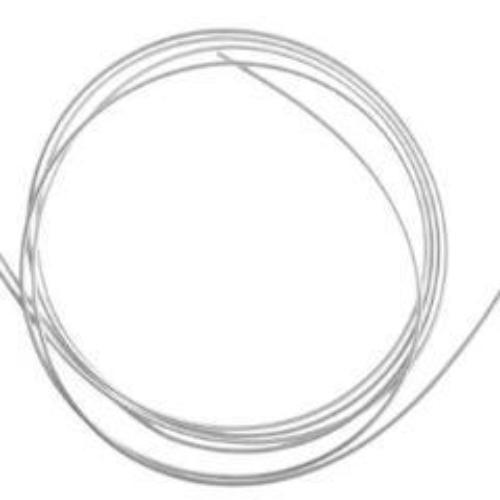 Beadalon French Wire, Silver, 0.7mm | Fashion Jewellery Outlet | Fashion Jewellery Outlet