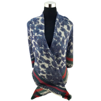 Leopard Print Blanket Scarf | Fashion Jewellery Outlet | Fashion Jewellery Outlet