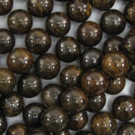 6mm Bronzite Bead | Fashion Jewellery Outlet | Fashion Jewellery Outlet