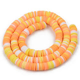 Neon Orange Yellow Heishi Beads | Fashion Jewellery Outlet | Fashion Jewellery Outlet
