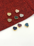 Heart Cubic Zirconia Beads | Fashion Jewellery Outlet | Fashion Jewellery Outlet