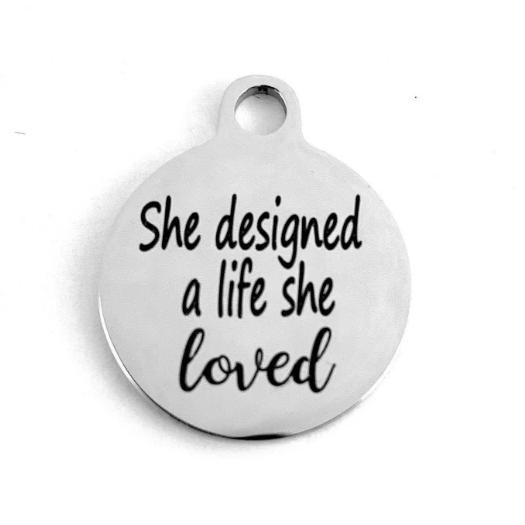 She designed a life she loved Custom Charm | Fashion Jewellery Outlet | Fashion Jewellery Outlet