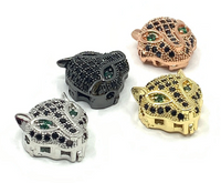 Leopard head bead | Fashion Jewellery Outlet | Fashion Jewellery Outlet