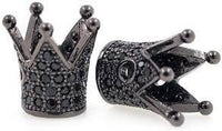 CZ Pave, Micro Pave Crown Bead | Fashion Jewellery Outlet | Fashion Jewellery Outlet
