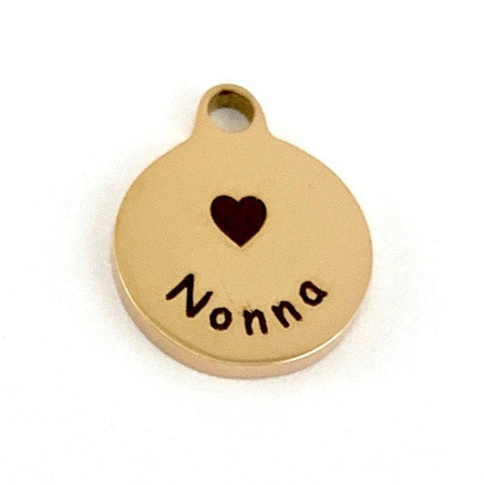 Nonna Laser Engraved Charms | Fashion Jewellery Outlet | Fashion Jewellery Outlet