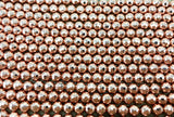 12mm Rose Gold Faceted Hematite Bead | Fashion Jewellery Outlet | Fashion Jewellery Outlet