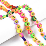 Smiley face with sunglasses rubber beads | Fashion Jewellery Outlet | Fashion Jewellery Outlet