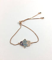 Adjustable Hamsa Bracelet | Fashion Jewellery Outlet | Fashion Jewellery Outlet