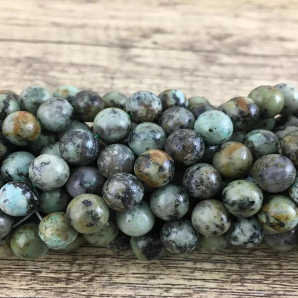 10mm African Turquoise Bead | Fashion Jewellery Outlet | Fashion Jewellery Outlet