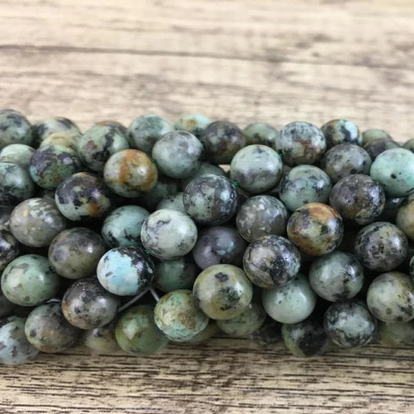 8mm African Turquoise Bead | Fashion Jewellery Outlet | Fashion Jewellery Outlet