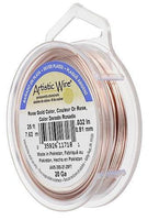 ARTISTIC WIRE 20G, Rose Gold | Fashion Jewellery Outlet | Fashion Jewellery Outlet