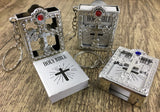 Holy Bible Keychain, Silver | Fashion Jewellery Outlet | Fashion Jewellery Outlet