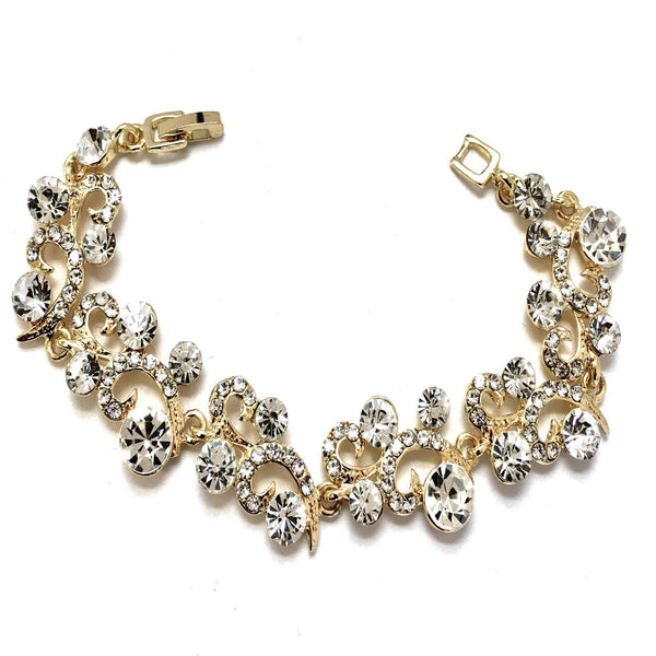 Crystal Designer Inspired Bridal Bracelet | Fashion Jewellery Outlet | Fashion Jewellery Outlet
