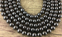 6mm Magnetic Hematite Bead | Fashion Jewellery Outlet | Fashion Jewellery Outlet
