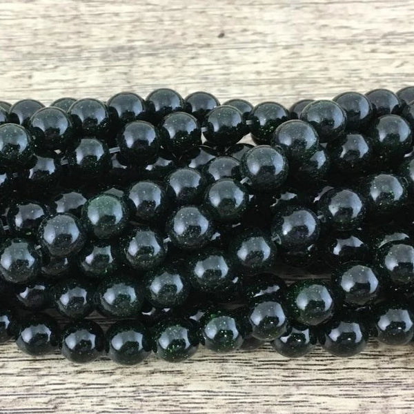 10mm Green Sand Stone Bead | Fashion Jewellery Outlet | Fashion Jewellery Outlet