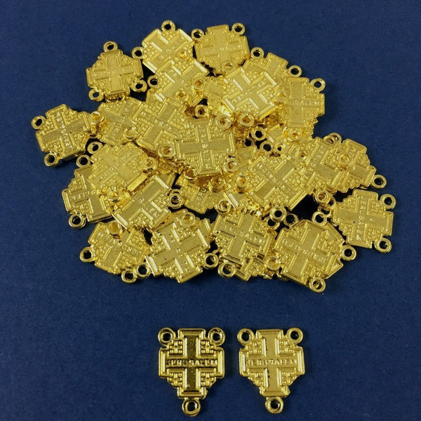 Alloy Connector, Gold Rosary Center Piece | Fashion Jewellery Outlet | Fashion Jewellery Outlet