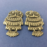 Alloy Charm, Bronze Owl Charm | Fashion Jewellery Outlet | Fashion Jewellery Outlet