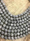 6mm Map Stone Bead | Fashion Jewellery Outlet | Fashion Jewellery Outlet