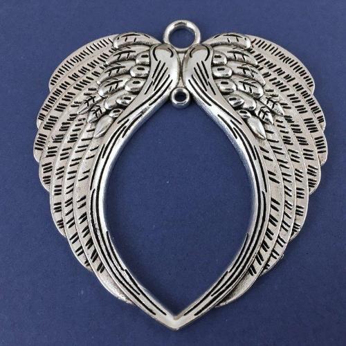 Alloy Big Wing Antique Silver Ornament Charm| Fashion Jewellery Outlet | Fashion Jewellery Outlet