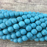 12mm Blue Howlite Bead | Fashion Jewellery Outlet | Fashion Jewellery Outlet
