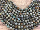 10mm African Turquoise Bead | Fashion Jewellery Outlet | Fashion Jewellery Outlet
