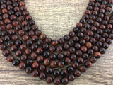 4mm Red Tiger Eye Bead | Fashion Jewellery Outlet | Fashion Jewellery Outlet