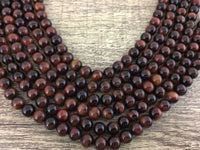 6mm Red Tiger Eye Bead | Fashion Jewellery Outlet | Fashion Jewellery Outlet