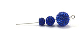 12mm Royal Blue Shamballa Bead | Fashion Jewellery Outlet | Fashion Jewellery Outlet