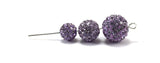 12mm Light Purple Shamballa Bead | Fashion Jewellery Outlet | Fashion Jewellery Outlet