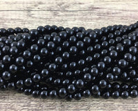 Shiny Onyx Bead, Black natural stone | Fashion Jewellery Outlet | Fashion Jewellery Outlet
