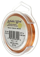 ARTISTIC WIRE 18G, Natural Copper Art Wire | Fashion Jewellery Outlet | Fashion Jewellery Outlet