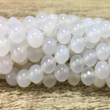 4mm White Agate Bead | Fashion Jewellery Outlet | Fashion Jewellery Outlet