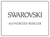 Silver Night Teardrop Swarovski Charm | Fashion Jewellery Outlet | Fashion Jewellery Outlet