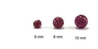 10mm Fuchsia Pink Shamballa Bead | Fashion Jewellery Outlet | Fashion Jewellery Outlet