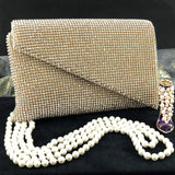 Gold Mesh Clutch | Fashion Jewellery Outlet | Fashion Jewellery Outlet