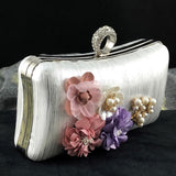 Silver Wedding Clutch | Fashion Jewellery Outlet | Fashion Jewellery Outlet