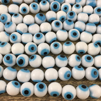 Evil Eye White and Blue Eye Bead Strand | Fashion Jewellery Outlet | Fashion Jewellery Outlet
