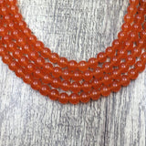 Orange Jade Bead | Fashion Jewellery Outlet | Fashion Jewellery Outlet
