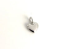 Gold and Rhodium Plated Puffed Heart Charm | Fashion Jewellery Outlet | Fashion Jewellery Outlet