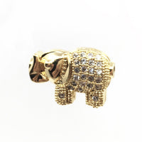 Elephant Bead with Cubic Zirconia | Fashion Jewellery Outlet | Fashion Jewellery Outlet