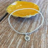 2mm Sterling Silver Bracelet w/ Tree of Life Charm | Fashion Jewellery | Fashion Jewellery Outlet