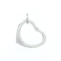 Sterling Silver Sharp Heart Charm | Fashion Jewellery Outlet | Fashion Jewellery Outlet