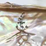 Anchor Pendant 3D sterling Silver Charm | Fashion Jewellery Outlet | Fashion Jewellery Outlet