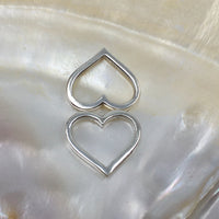 Sterling Silver Free Flow Heart Bead | Fashion Jewellery Outlet | Fashion Jewellery Outlet