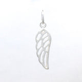 Angel Wings Sterling Silver Flat Cut Charm | Fashion Jewellery Outlet | Fashion Jewellery Outlet