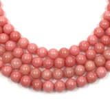 Peach Milky Jade Stone | Fashion Jewellery Outlet | Fashion Jewellery Outlet