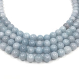 Aqua Blue Milky Jade Stone | Fashion Jewellery Outlet | Fashion Jewellery Outlet