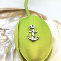 Anchor Pendant 3D sterling Silver Charm | Fashion Jewellery Outlet | Fashion Jewellery Outlet